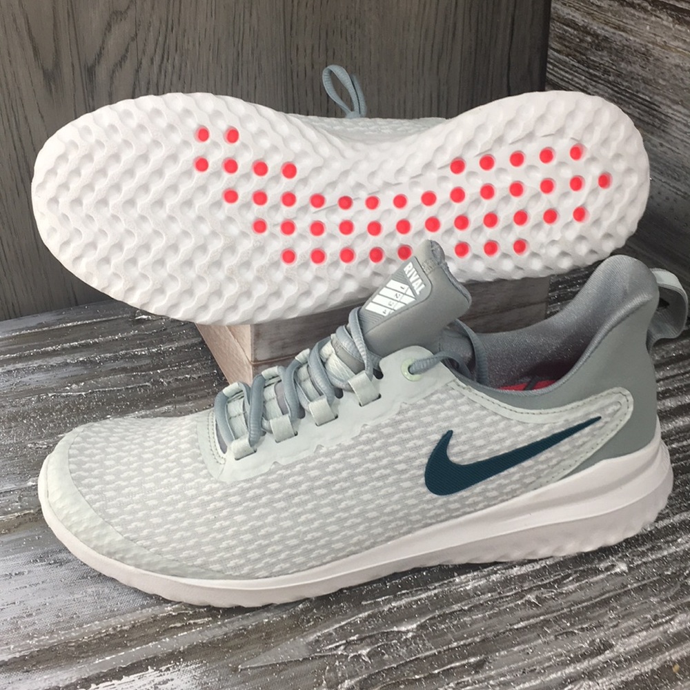 • W NIKE RENEW RIVAL barely grey/geode teal - Picture 4 of 8
